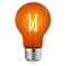 Luxrite A19 LED Edison Orange Light Bulb 4.5W 60W Equivalent Clear Glass E26 Base LR21726-1PK - alternate 1